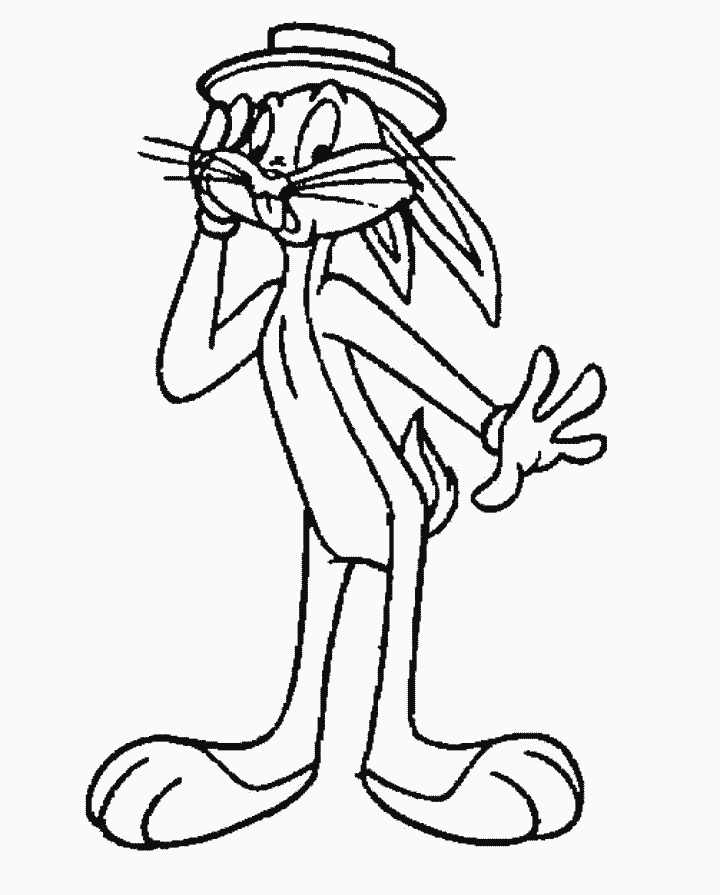 Plansa de colorat cu Daffy Duck 22 15